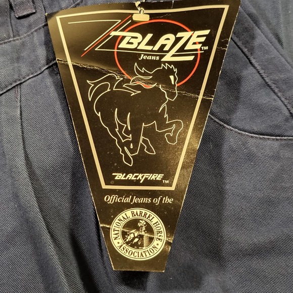 NWT*Blaze Jeans Blackfire*Womens Pants 3/25*"Victoria"*High Rise*Blue - Picture 4 of 10